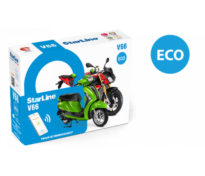 Мотоиммобилайзер StarLine V66 ECO