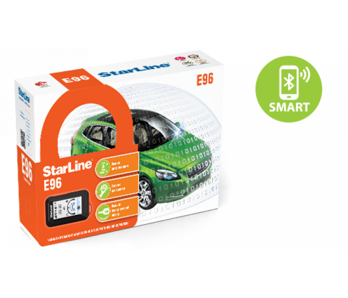 Автомобильная сигнализация StarLine E96 V2 GSM GPS с автозапуском двигателя