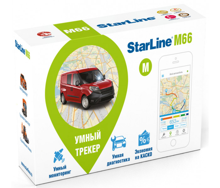 GPS-ГЛОНАСС маяк (трекер) StarLine M66 M V2